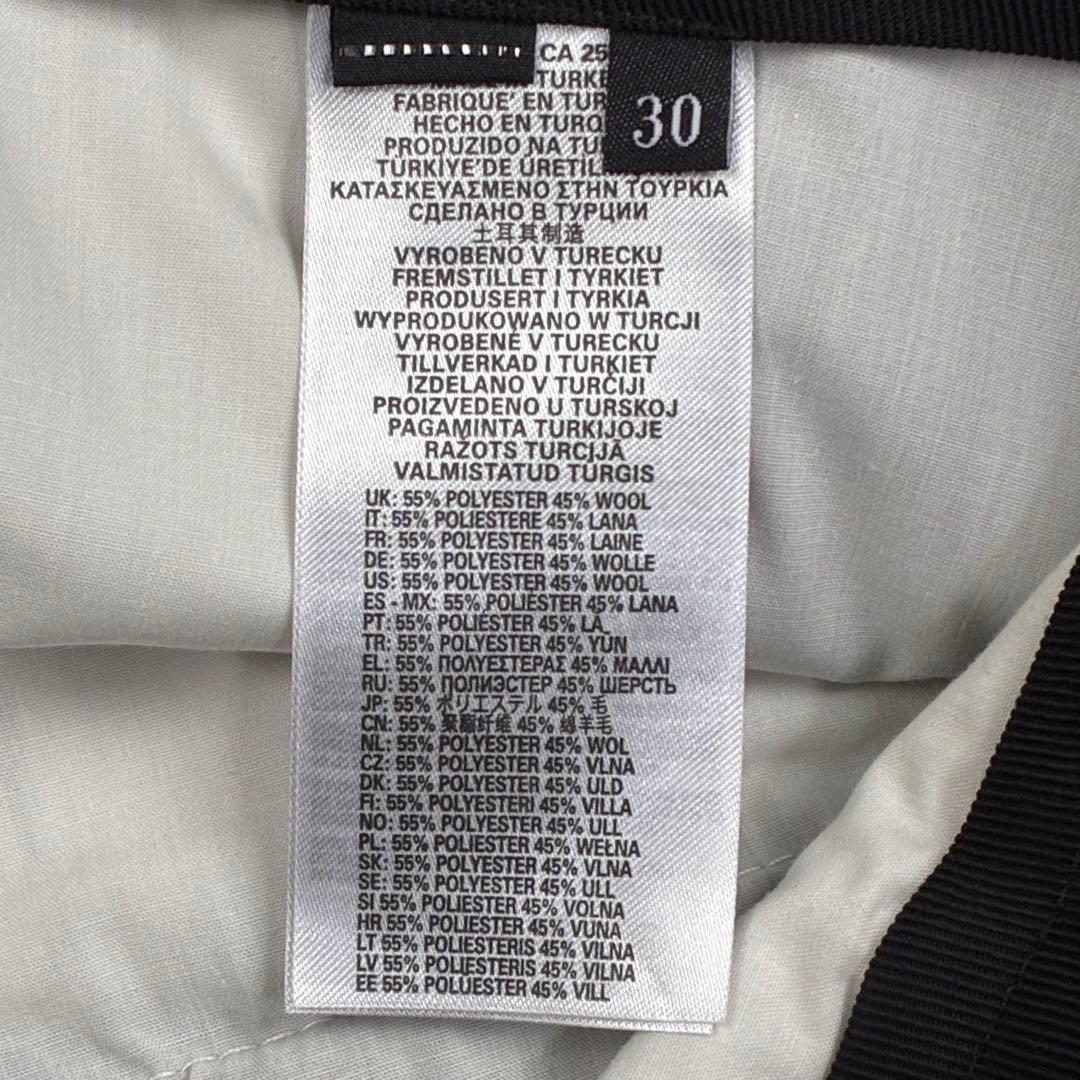 未使用 タグ付き DIESEL ウール カーゴ パンツ 羊毛 ブラック 30