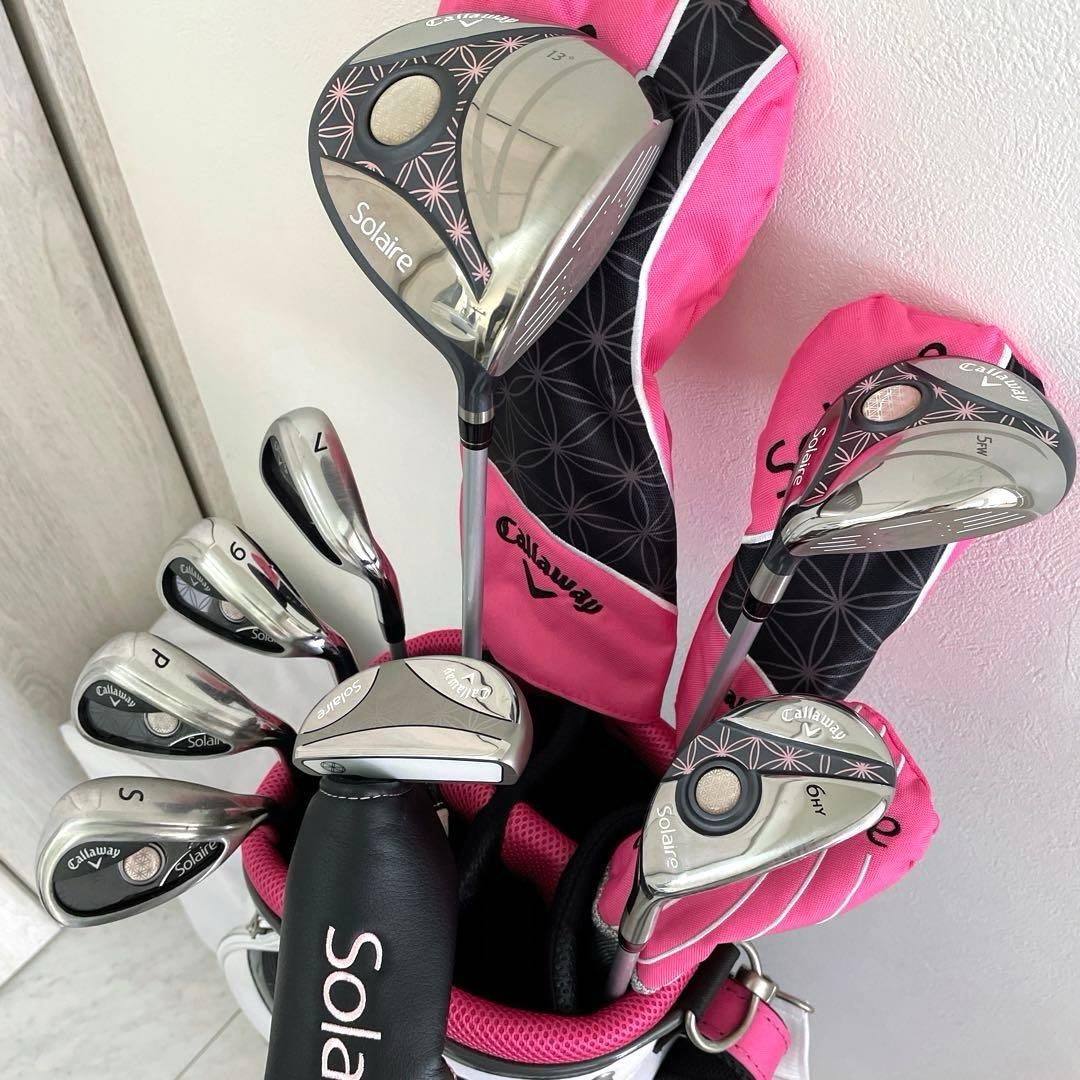 美品　現行最新モデル　キャロウェイ　ソレイユ　レディース　ゴルフクラブセット