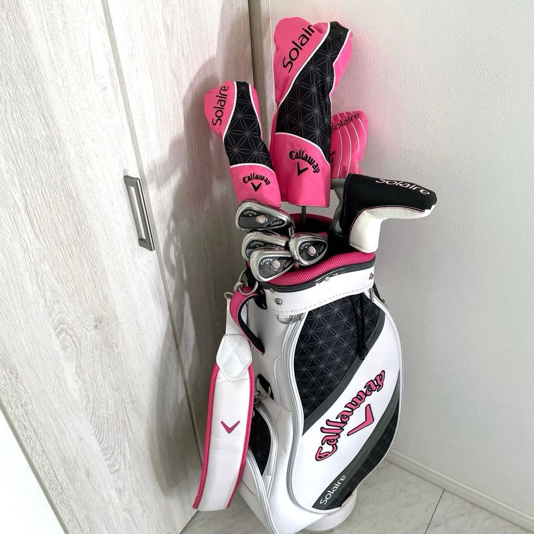 美品　現行最新モデル　キャロウェイ　ソレイユ　レディース　ゴルフクラブセット
