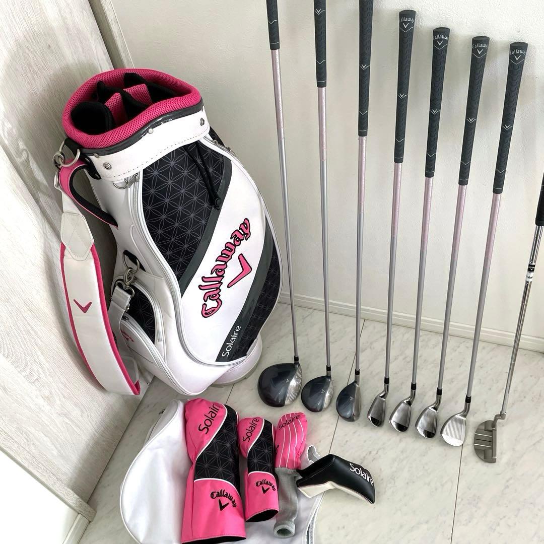 美品　現行最新モデル　キャロウェイ　ソレイユ　レディース　ゴルフクラブセット