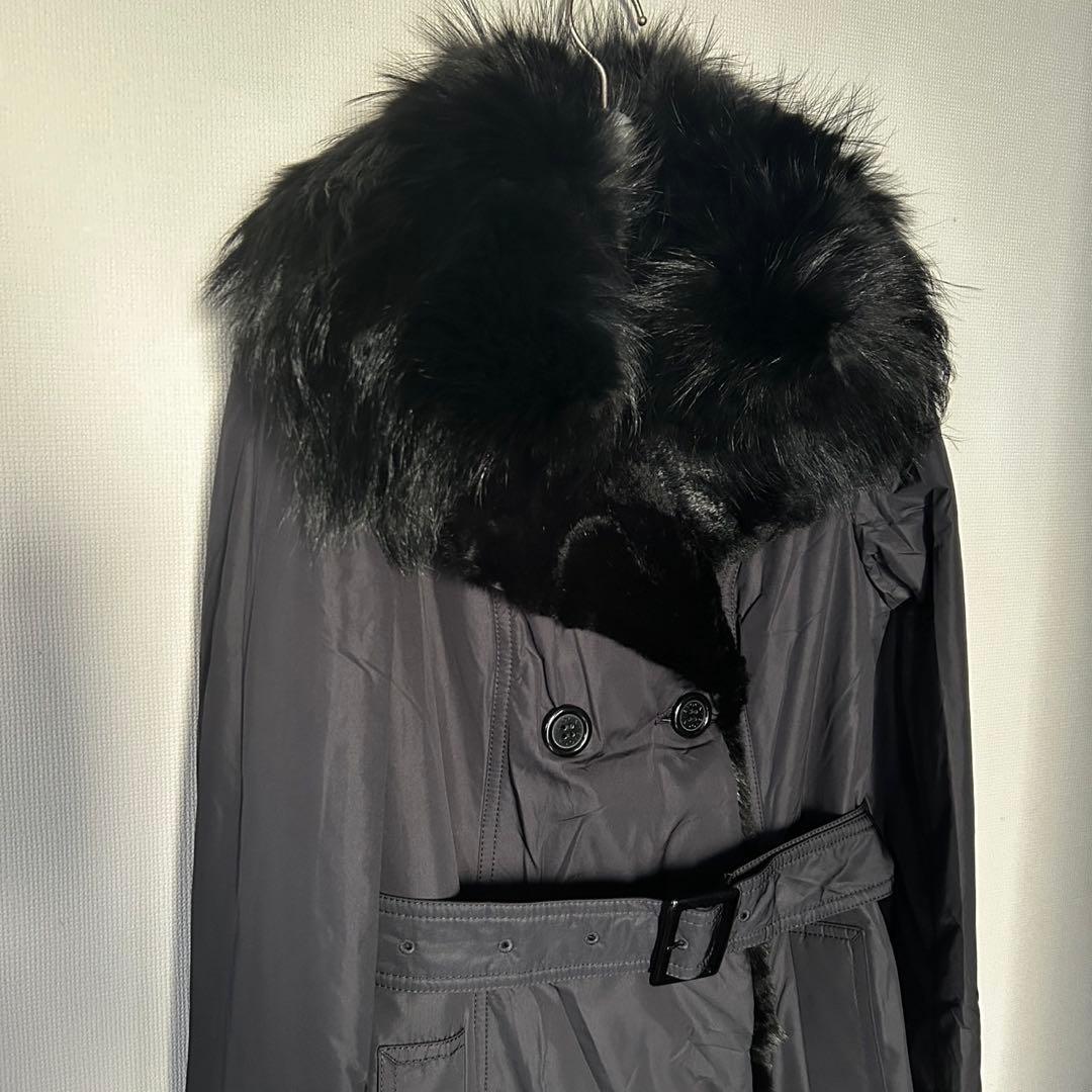 1月25日PM1:00までお値下げ実施中！ EPOCA ファー付き ロングコート