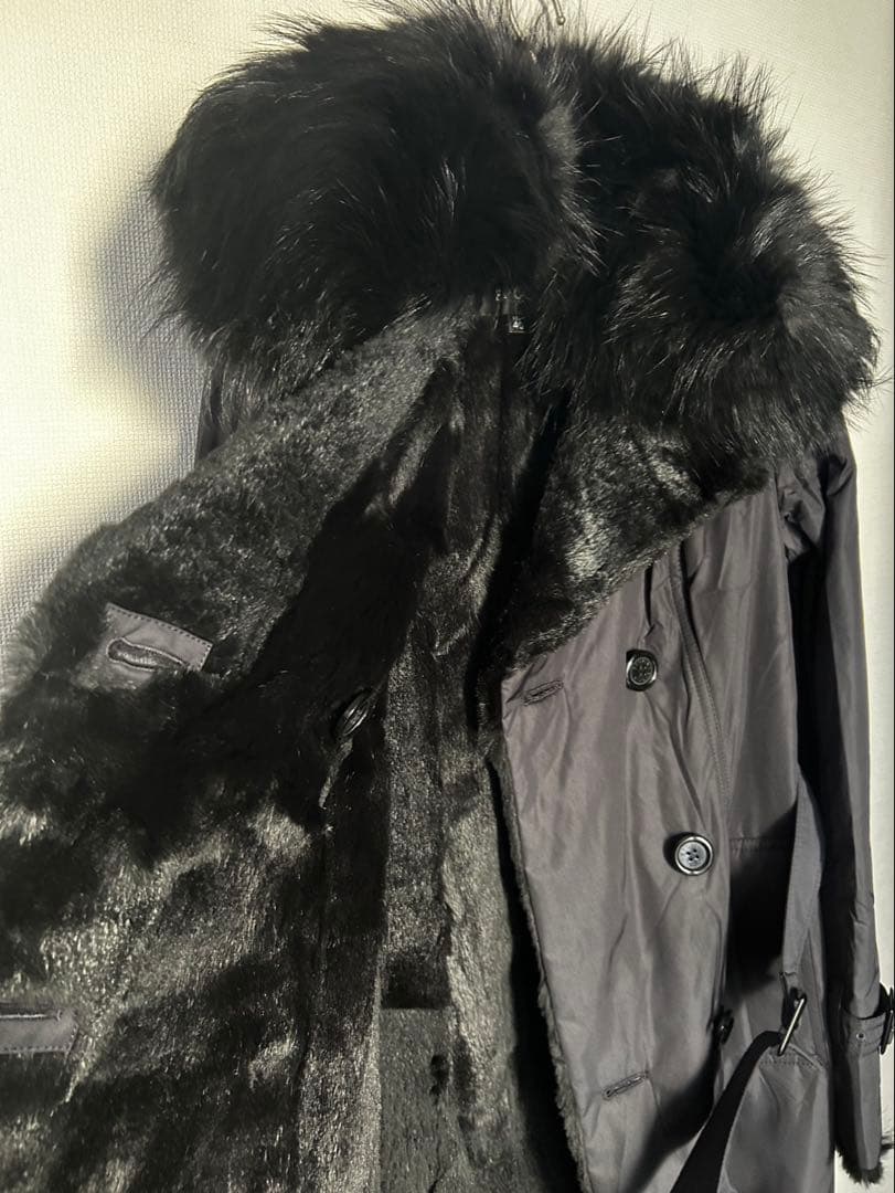 1月25日PM1:00までお値下げ実施中！ EPOCA ファー付き ロングコート