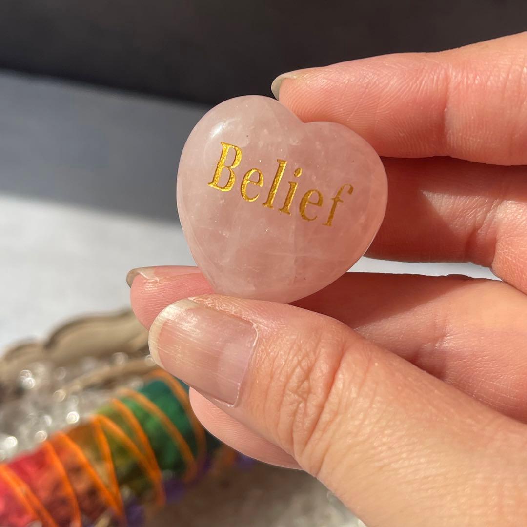 ローズ スターチス ホワイトセージ バンドル ローズクォーツ ハート セット