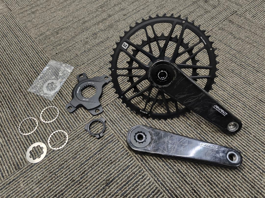 RIRO カーボンクランク 165mm DUB28.99mm 50/34 軽量