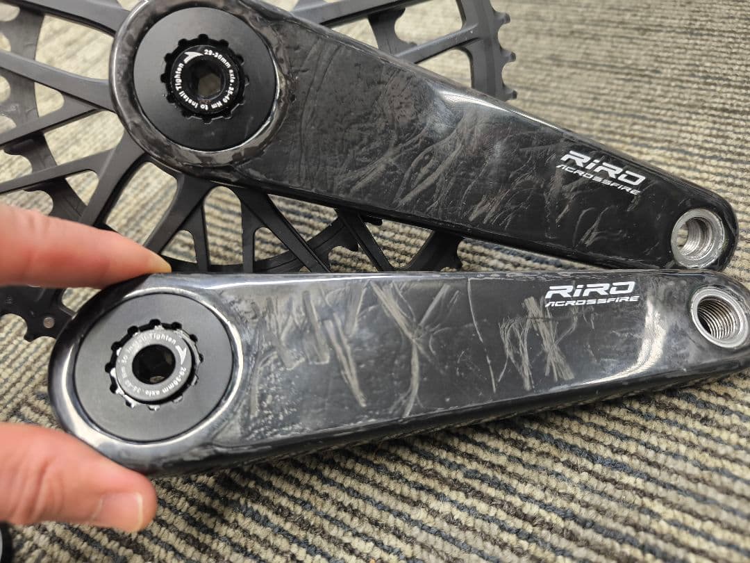 RIRO カーボンクランク 165mm DUB28.99mm 50/34 軽量