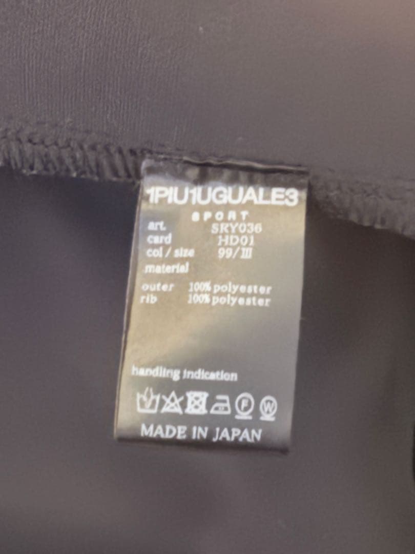 1PIU1UGUALE3の上下セットのラグジュアリージャージセット