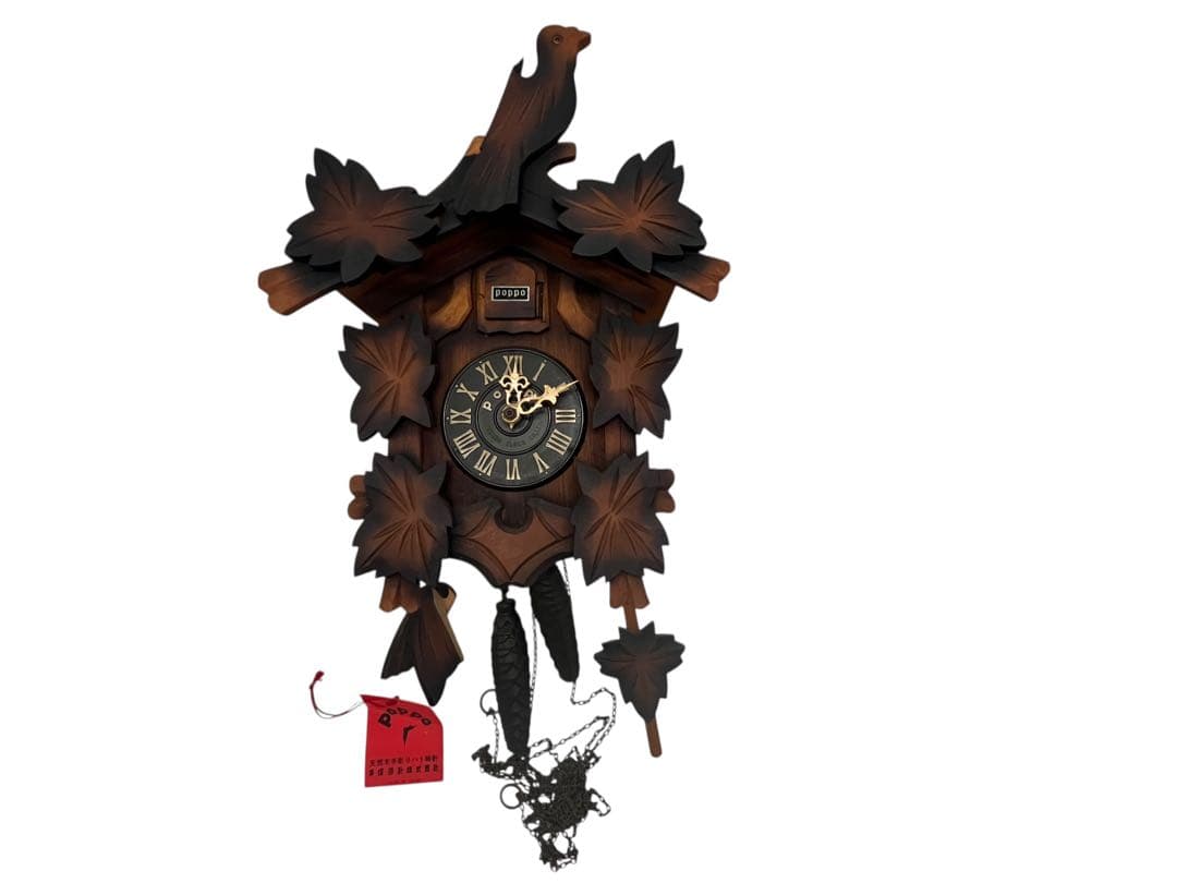 手塚時計 Poppo 鳩時計 ハト時計 壁掛 TEZUKA 箱付き 現状品