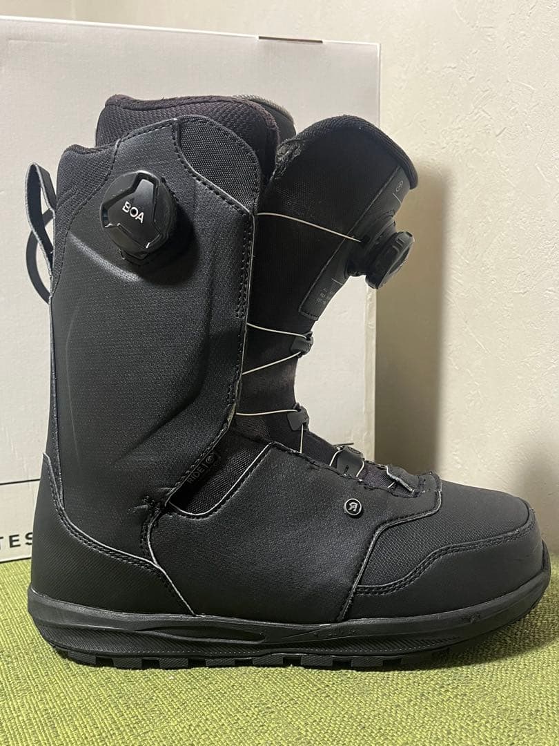 RIDE LASSO 26 スノーボードブーツ 黒 ワイヤー新品交換済 予