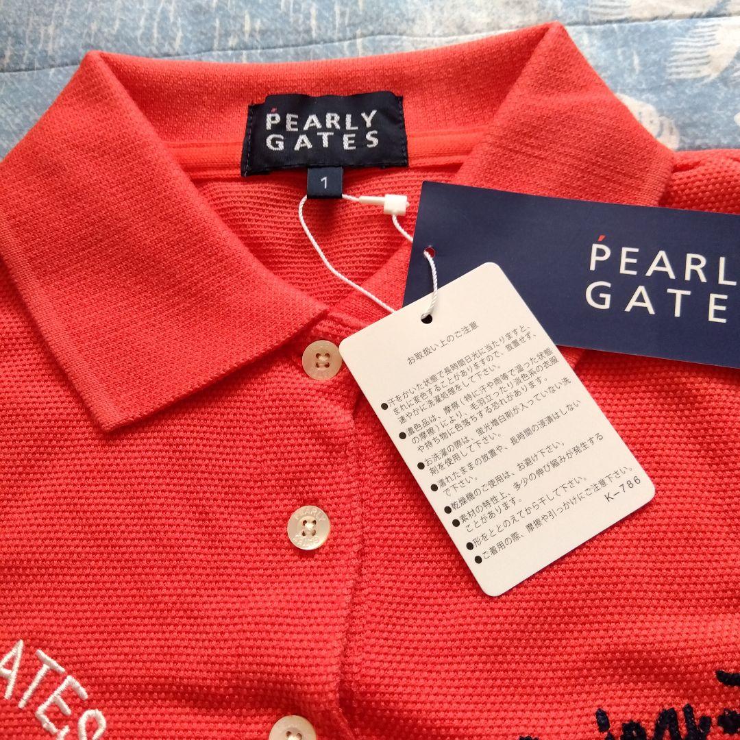 【美品】パーリーゲイツレディースゴルフ　半袖ポロシャツ　新品未使用