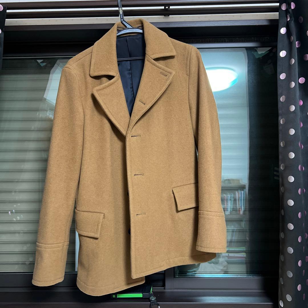 PAUL SMITH キャメル ウールピーコート