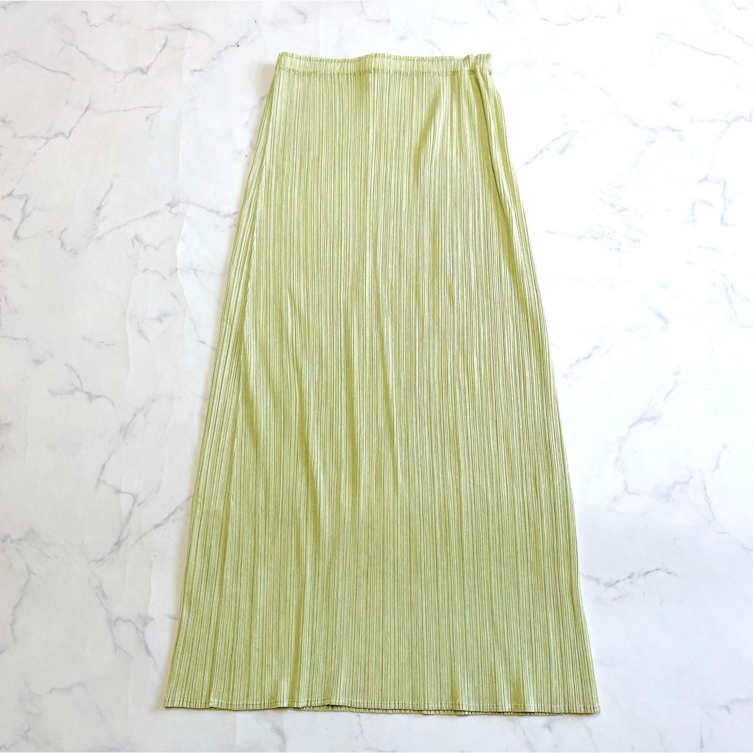 極美品 プリーツプリーズ イッセイミヤケ ロングタイトスカート L 3