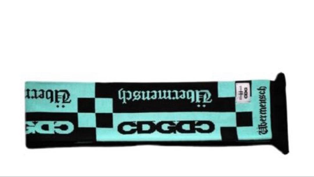 ショッパー付CDG x G-DRAGON Checkered StoleMint