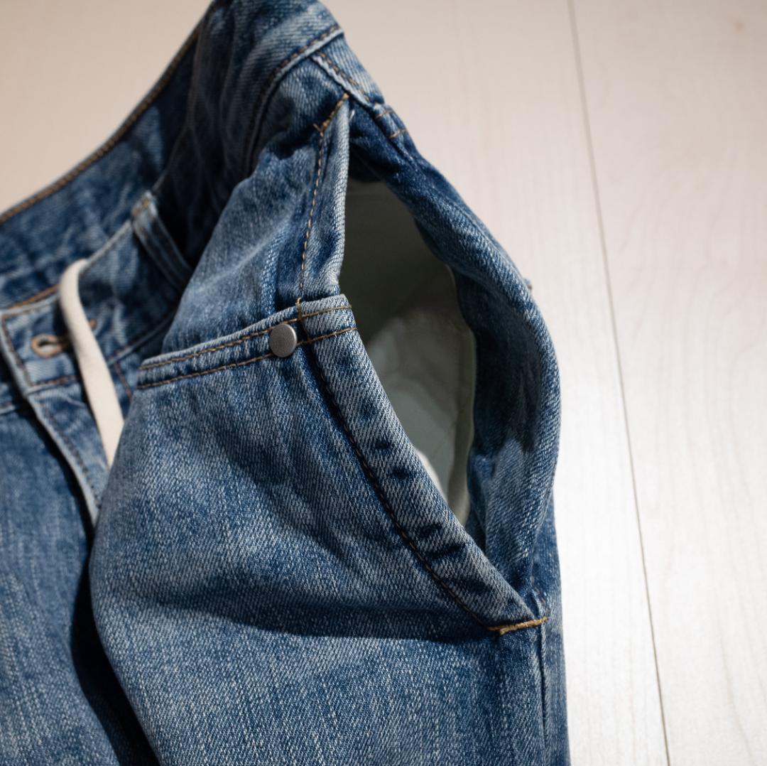 ス*イ様 SSZ バギー デニム SAMPLE Mサイズ ジップデザイン BEA