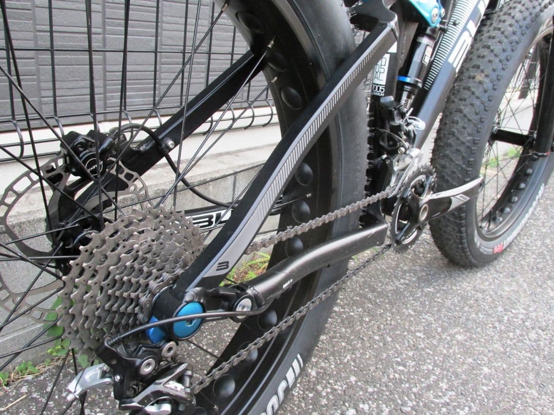 軽量】ファットバイク フルサス MTB 【手渡し限定】 - メルカリ