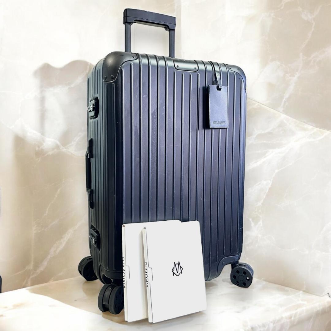 RIMOWA ハイブリッド チェックインM 62L 4輪キャリー オールブラック