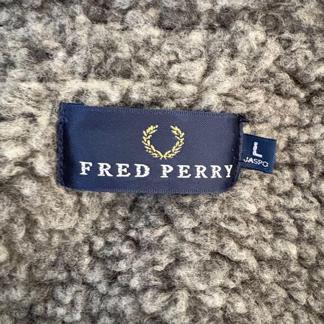 希少＊美品☆FRED PERRY☆フレッドペリー　ロングコート　ベンチコート　白