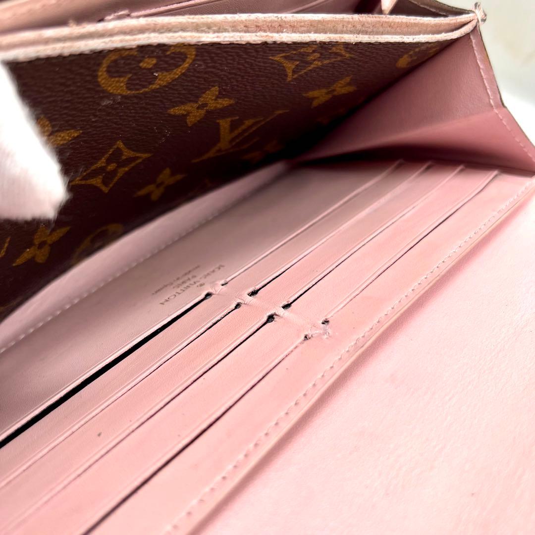 ルイヴィトン モノグラム ポルトフォイユ フロール ローズバレリーヌ