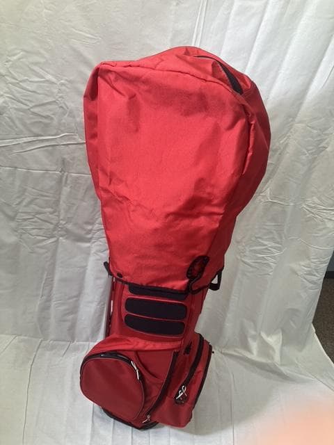 の*ん様 【美品】OWLI キャディバッグ 9型 軽量モデル レッド ゴルフバッ