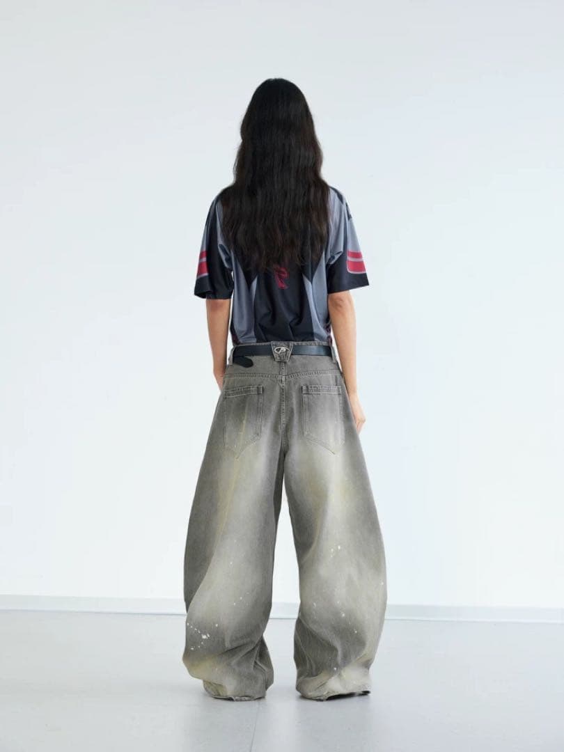 Peoplesense VintageJeansワイドパンツ ジーンズbaggy