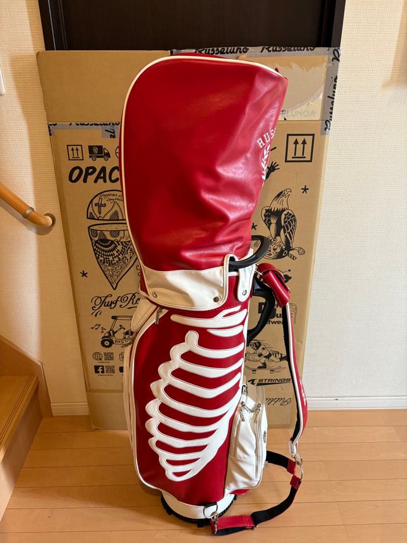 ラッセルノ　キャディーバッグ　SKULL GOLFBAG