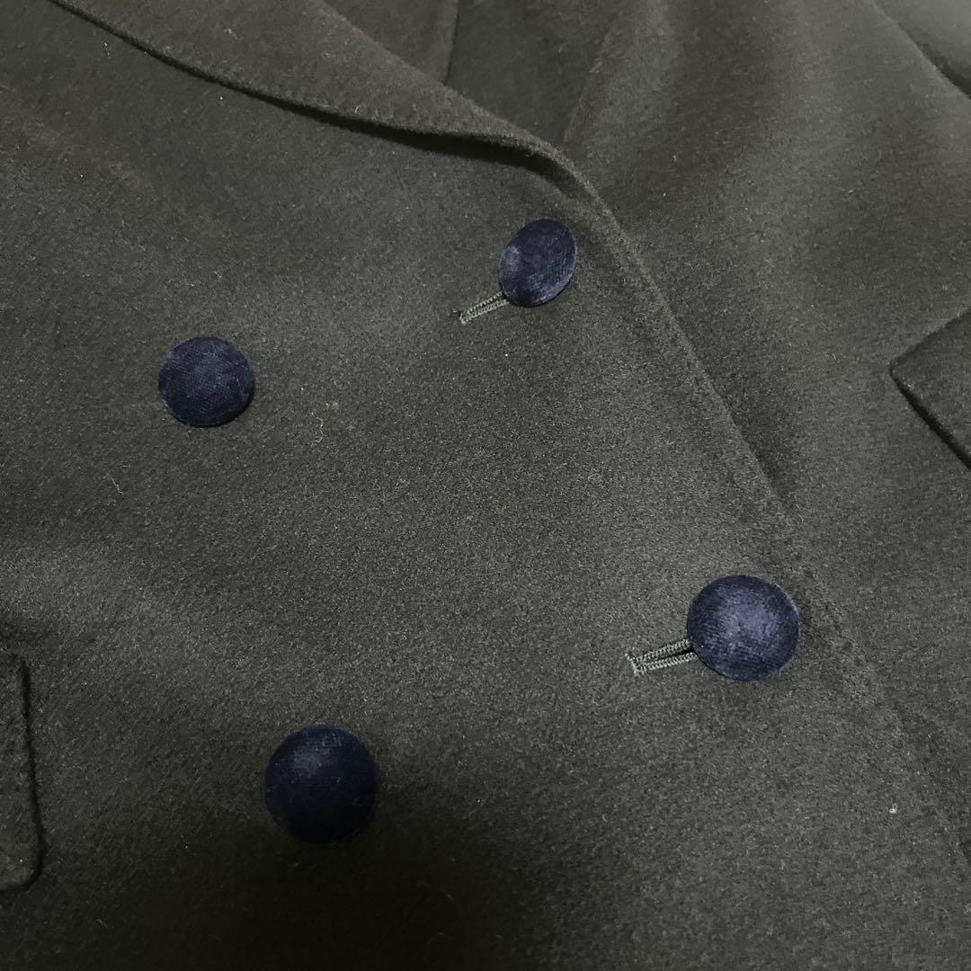 極上✨カシミヤ100%アクアスキュータムチェスターコート 113cm 超