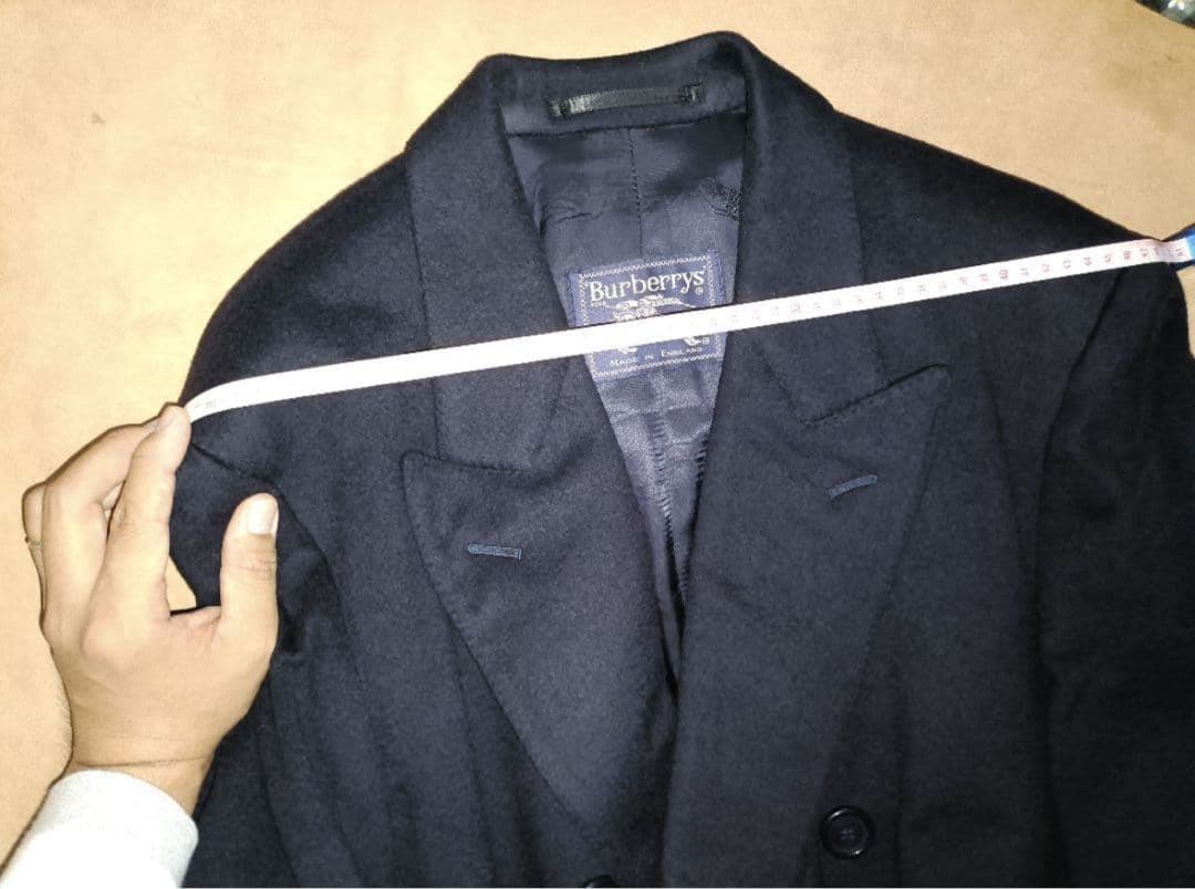 状態良好】Burberrys イギリス製 カシミア100% チェスターコート