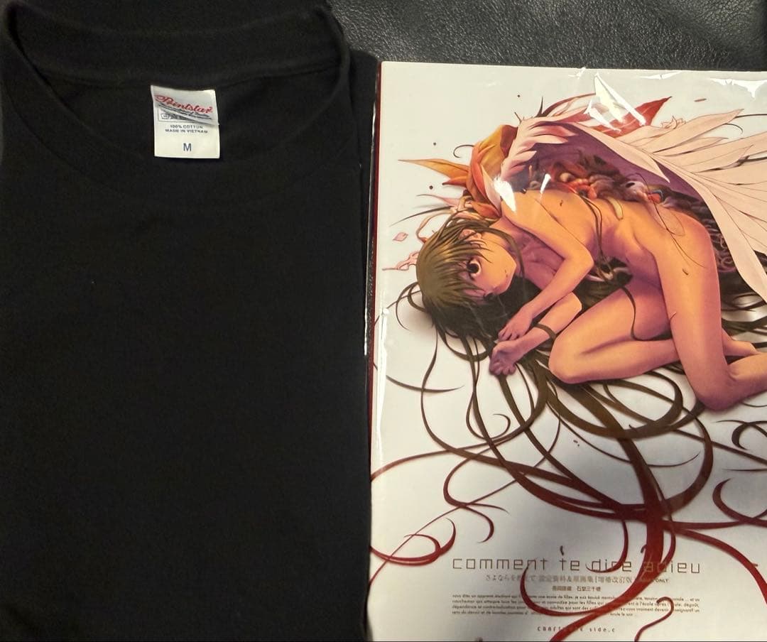 さよならを教えて設定資料＆原画集 増補改訂版 TシャツMサイズ 長岡建蔵