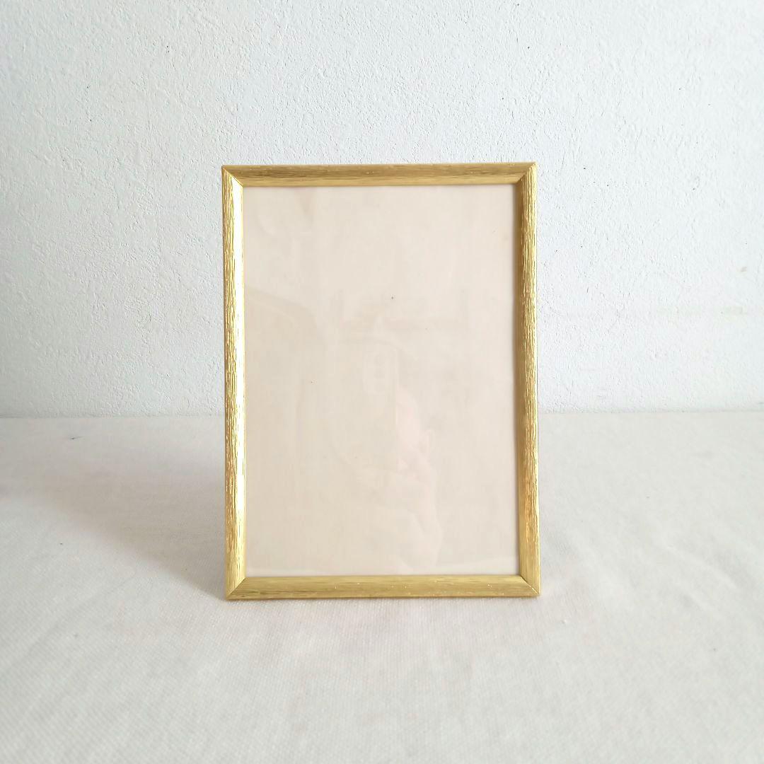 フォトフレーム ／真鍮フレーム／縦横壁用／スウェーデン／北欧