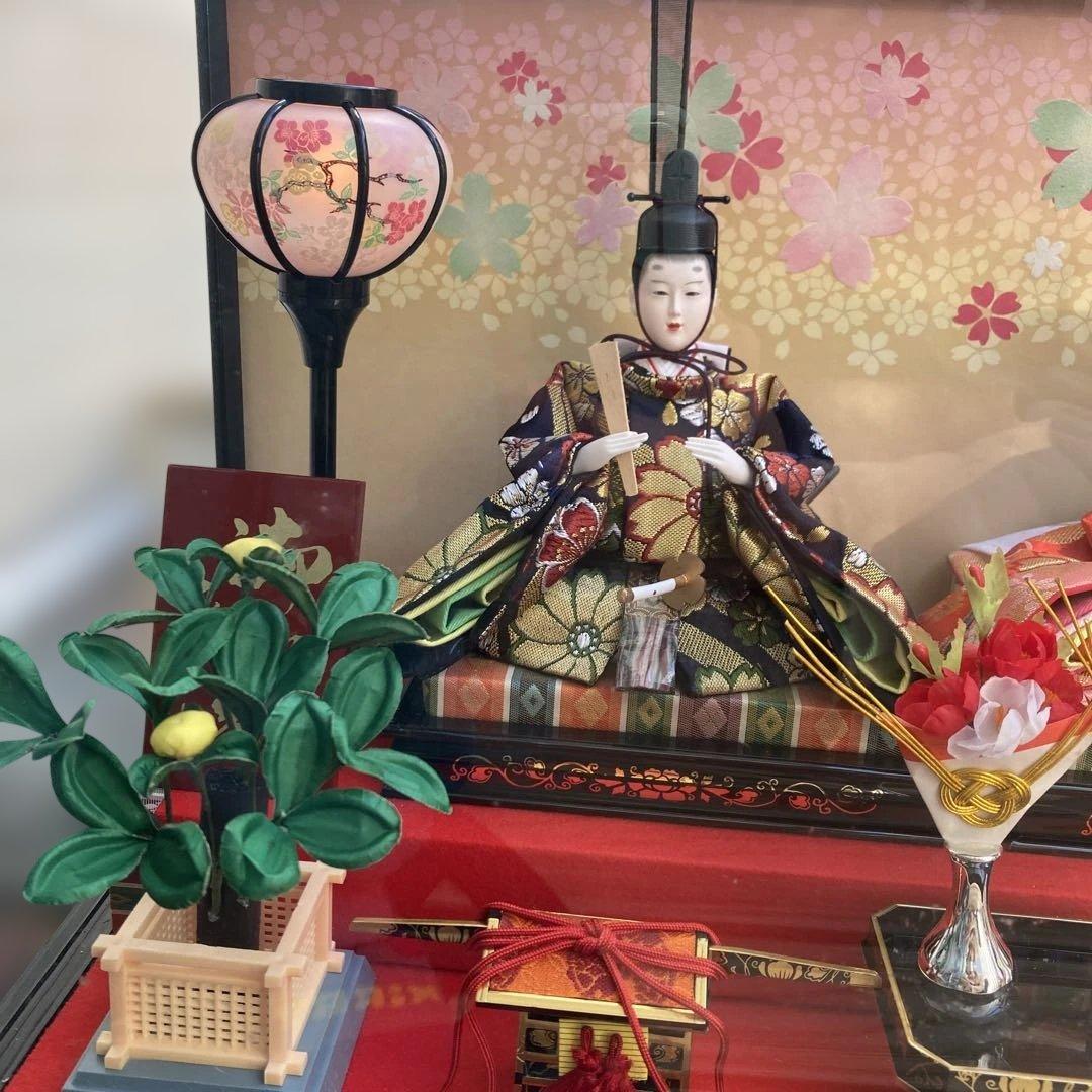 雛人形 親王飾り ケース入り ひな祭り 節句飾り