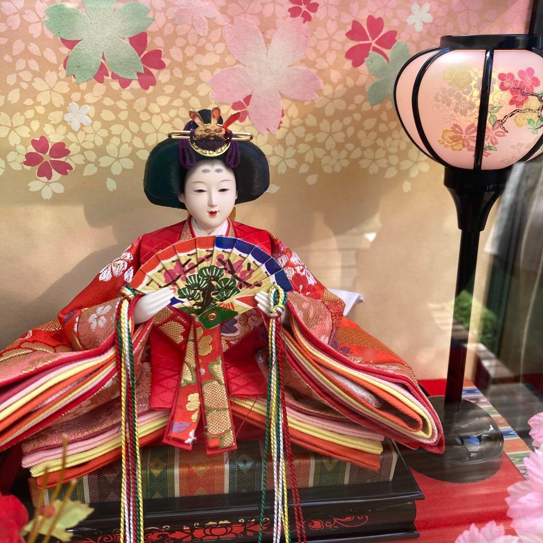 雛人形 親王飾り ケース入り ひな祭り 節句飾り