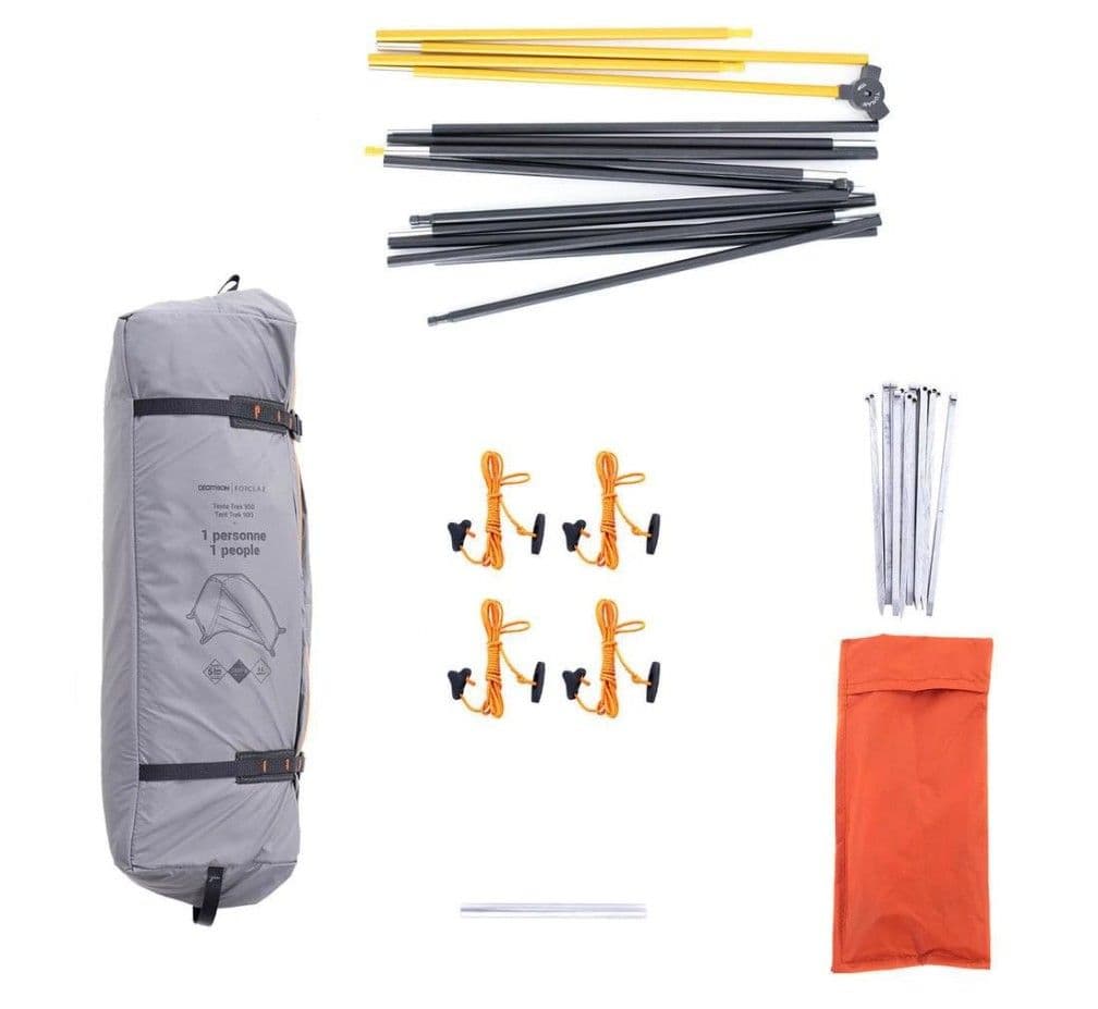 FORCLAZフォルクラTREK900 1人用キャンプトレッキング 登山用テント