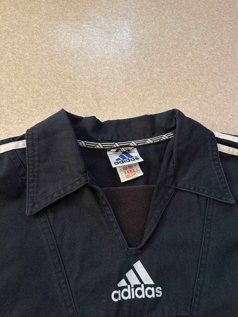 90s adidas ブラック プルオーバー　M