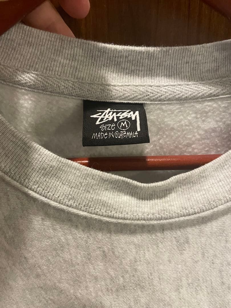 STÜSSY グレー トレーナー Mサイズ