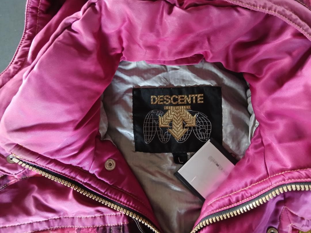 DESCENTE スキーウェア ピンク系　サイズL