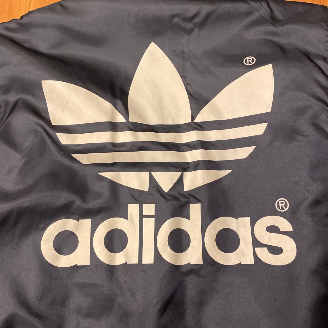 adidas フード付き ベンチコート 黒　ロング 1995年購入 ビンテージ