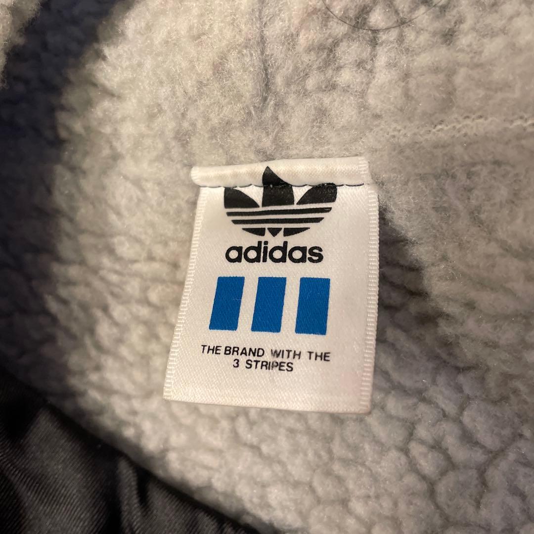 adidas フード付き ベンチコート 黒　ロング 1995年購入 ビンテージ