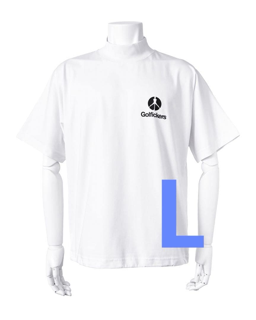 ゴルフィッカーズ モックシャツ XL ホワイト Golfickers ゴルフシャツ