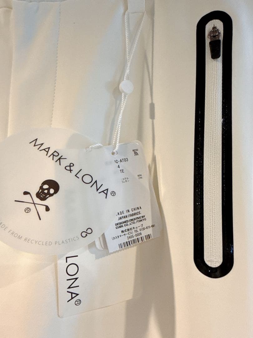 新品 ✨ MARK&LONA ジャージー マーク＆ロナ パンツ ボトムス 白