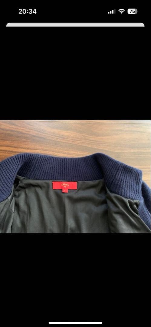 Callaway RED LABELのニットブルゾンＬ