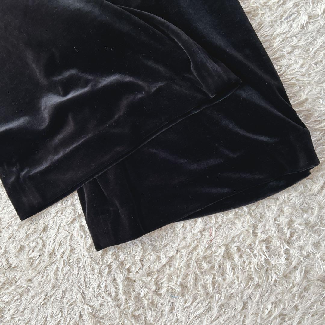 美品　SACRA サクラ トリアセテートベロア サロペット オールインワン