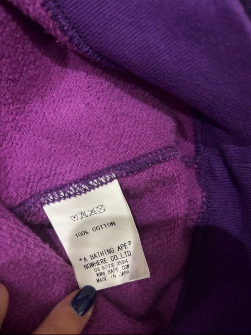 A BATHlNG APE シャークパーカー　ファイヤーカモ