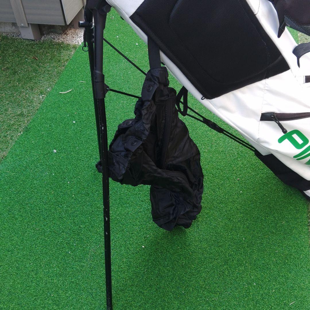 PING ゴルフバッグ スタンド式 ホワイト/グリーン