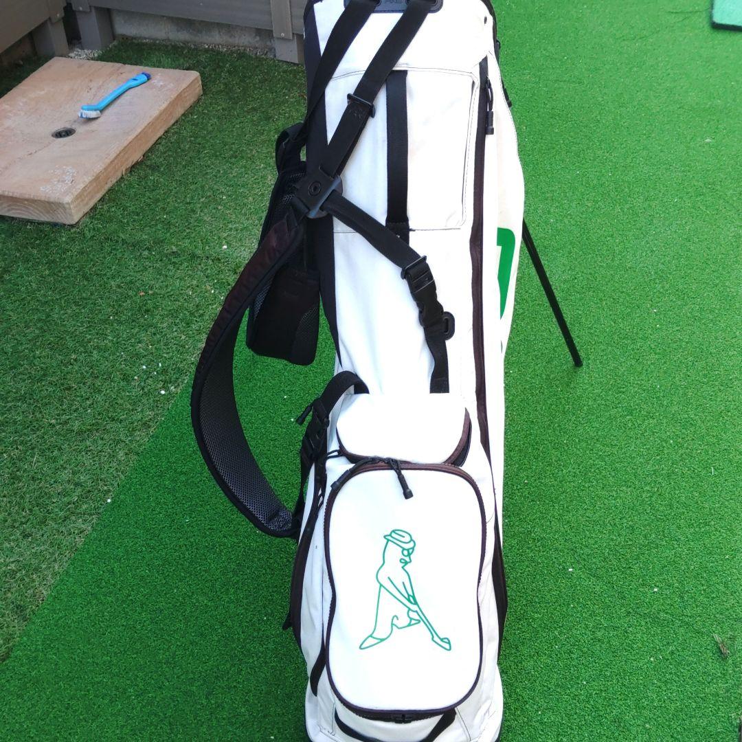 PING ゴルフバッグ スタンド式 ホワイト/グリーン