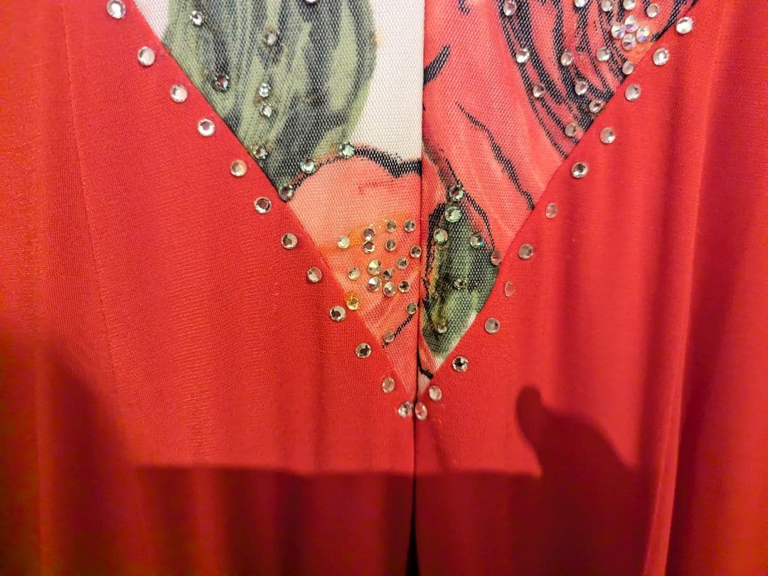 イン・ザ・ムード 】社交ダンス用ドレス 花柄