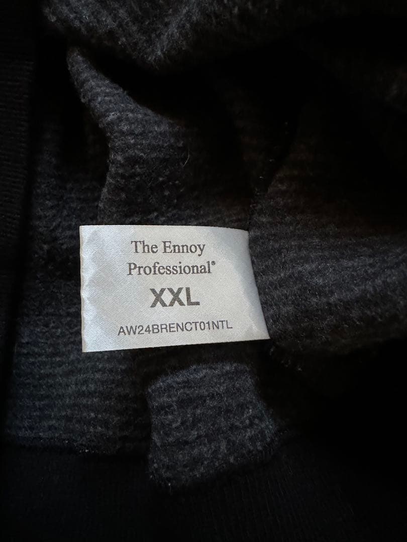 トップス ENNOY BORDER CREW NECK SWEAT XXL