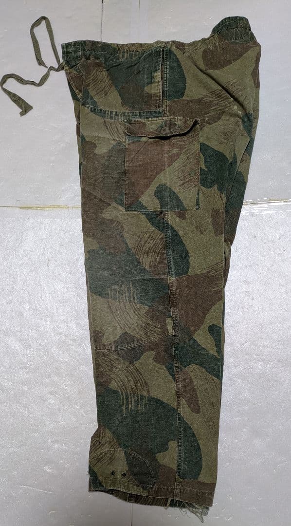 50s ベルギー軍 ブラッシュカモパンツ ビンテージ ユーロ ミリタリー