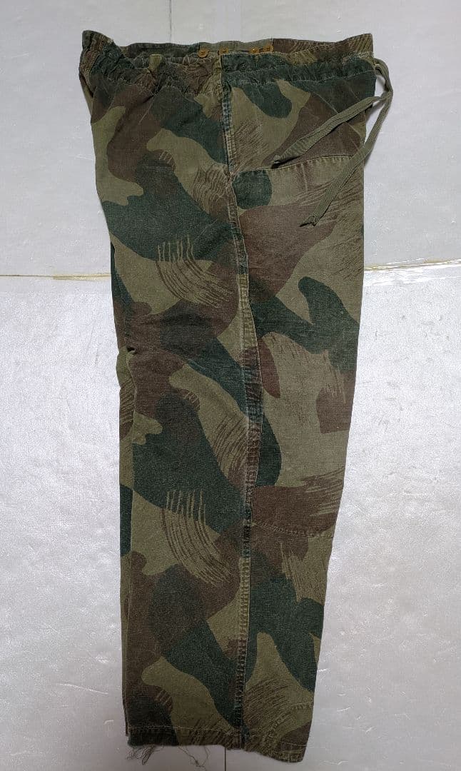 50s ベルギー軍 ブラッシュカモパンツ ビンテージ ユーロ ミリタリー