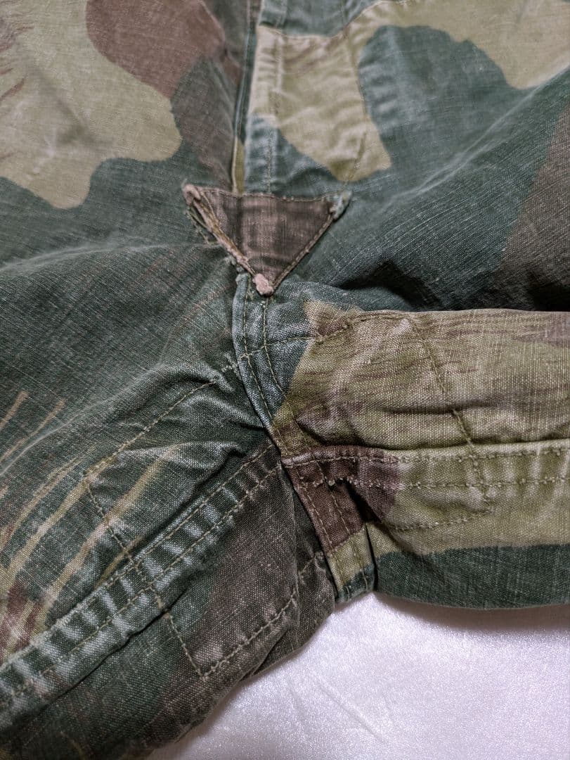 50s ベルギー軍 ブラッシュカモパンツ ビンテージ ユーロ ミリタリー