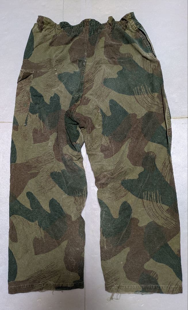 50s ベルギー軍 ブラッシュカモパンツ ビンテージ ユーロ ミリタリー