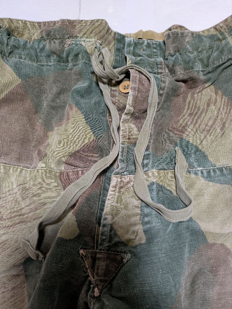 50s ベルギー軍 ブラッシュカモパンツ ビンテージ ユーロ ミリタリー